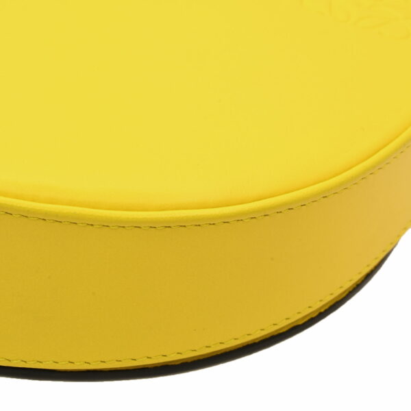 ik 00 0439680 05 Loewe Heel Shoulder Bag Soft Calf Yellow