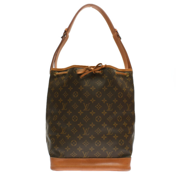 ik 00 0439724 0 Louis Vuitton Monogram Noe Shoulder Bag Brown