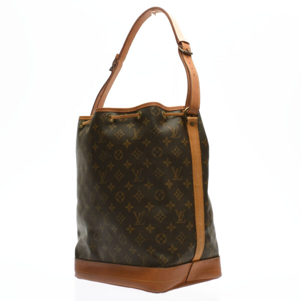 ik 00 0439724 1 Louis Vuitton Monogram Noe Shoulder Bag Brown