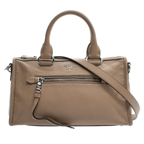 ik 00 0439747 00 Prada Handbag Leather Camel