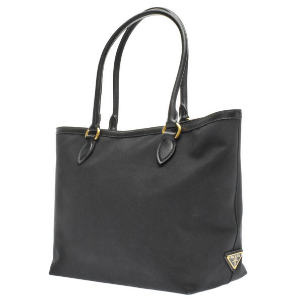 ik 00 0439768 01 Prada Tote Bag Jacquard Black