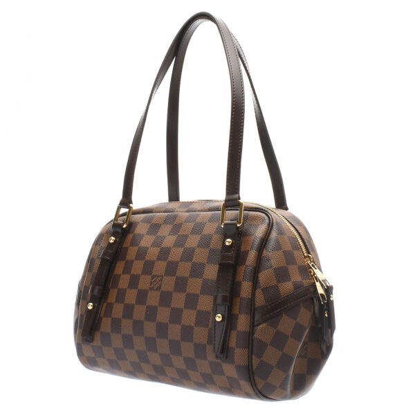 ik 00 0439868 02 Louis Vuitton Damier Rivington PM Shoulder Bag Ebene