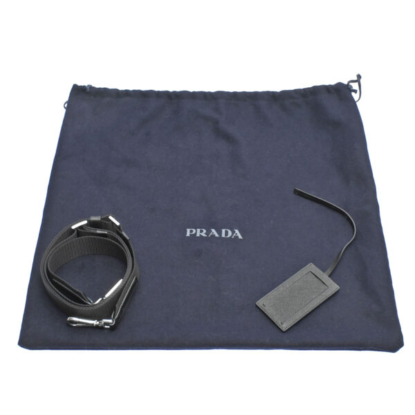 ik 00 0439905 013 Prada 2Way Business Bag Nylon Black