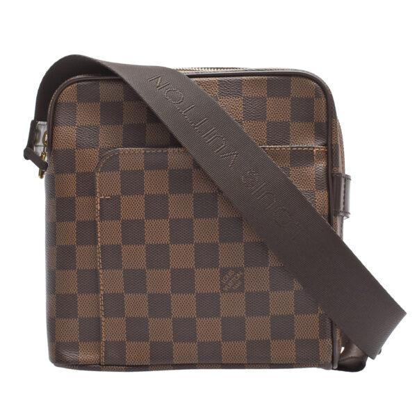 ik 00 0439977 00 Louis Vuitton Damier Olaf PM Shoulder Bag Ebene Hardware