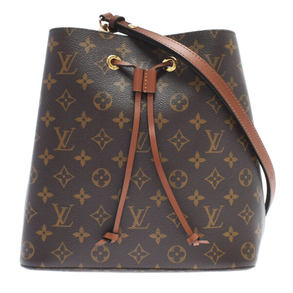 ik 00 0446039 00 Louis Vuitton Monogram Neonoe Shoulder Bag Caramel