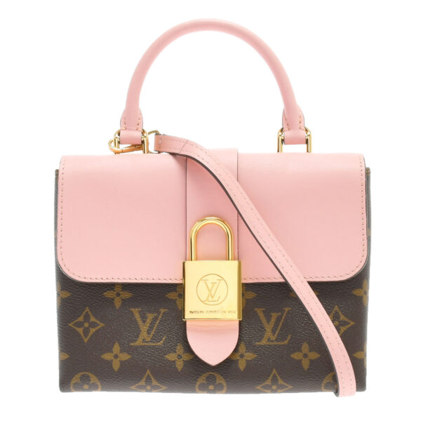 ik 00 0446053 00 Louis Vuitton Monogram Locky BB 2WAY Handbag Rose Poudre