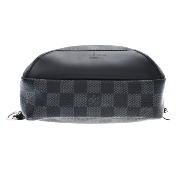 ik 00 0446106 03 Louis Vuitton Damier Graphite Avenue Sling Bag Black