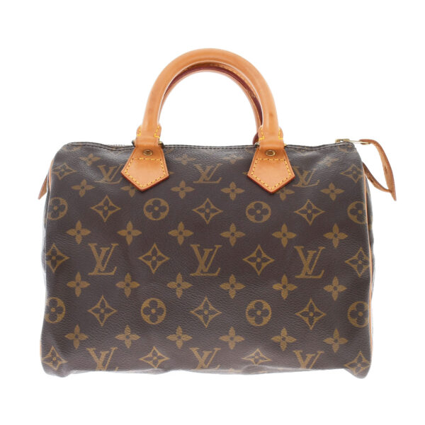 ik 00 0446107 00 Louis Vuitton Monogram Speedy 25 Handbag Brown