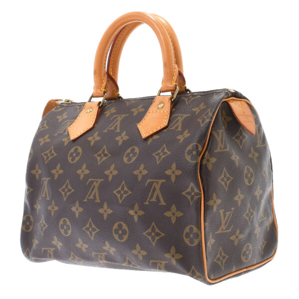 ik 00 0446107 01 Louis Vuitton Monogram Speedy 25 Handbag Brown