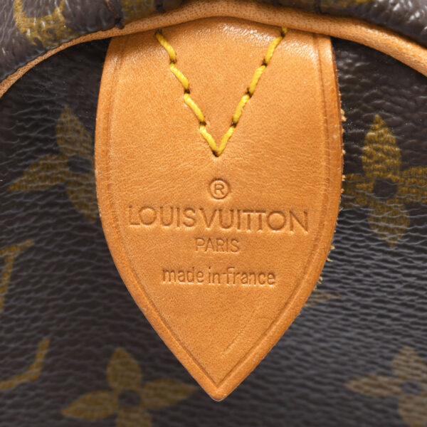 ik 00 0446107 010 Louis Vuitton Monogram Speedy 25 Handbag Brown