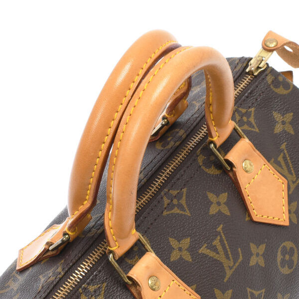 ik 00 0446107 02 Louis Vuitton Monogram Speedy 25 Handbag Brown