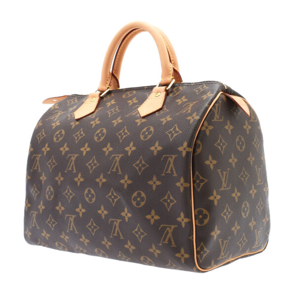 ik 00 0446108 01 Louis Vuitton Monogram Speedy 30 Handbag Brown