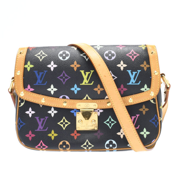 ik 00 0446131 00 Louis Vuitton Multicolor Sologne Shoulder Bag Noir