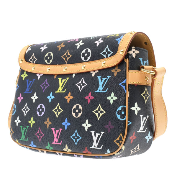 ik 00 0446131 01 Louis Vuitton Multicolor Sologne Shoulder Bag Noir