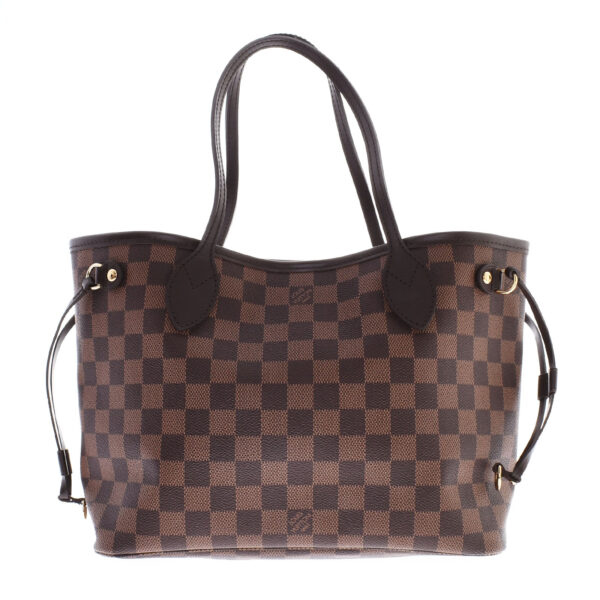 ik 00 0446233 00 Louis Vuitton Damier Neverfull PM Tote Bag Ebene