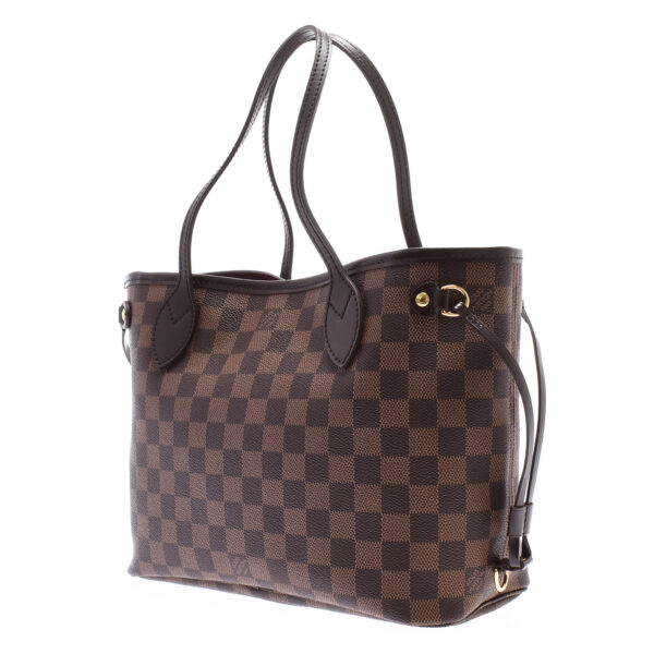 ik 00 0446233 01 Louis Vuitton Damier Neverfull PM Tote Bag Ebene