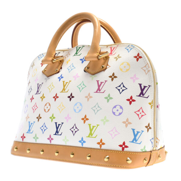 ik 00 0446421 01 Louis Vuitton Monogram Multicolor Alma PM Handbag Bronze