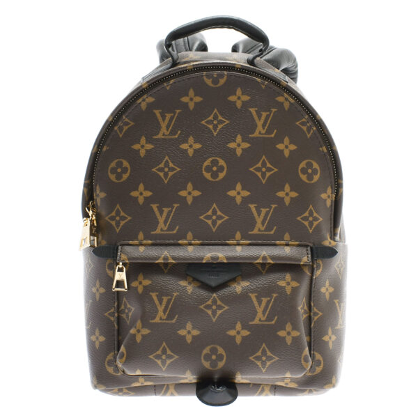 ik 00 0448508 00 Louis Vuitton Monogram Palm Springs Backpack PM Black