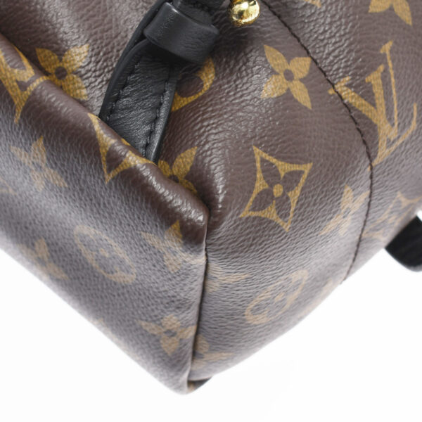 ik 00 0448508 06 Louis Vuitton Monogram Palm Springs Backpack PM Black