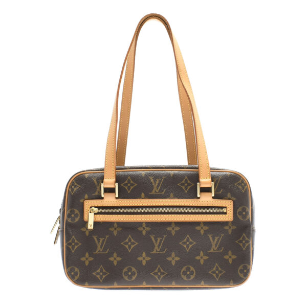 ik 00 0449555 00 Louis Vuitton Monogram City MM Shoulder Bag Brown