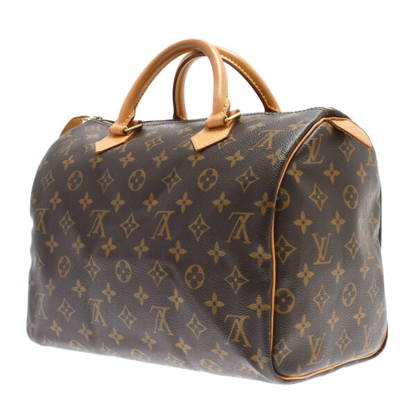 ik 00 0449613 01 Louis Vuitton Monogram Speedy 30 Handbag Brown