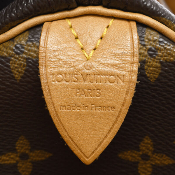 ik 00 0449613 09 Louis Vuitton Monogram Speedy 30 Handbag Brown