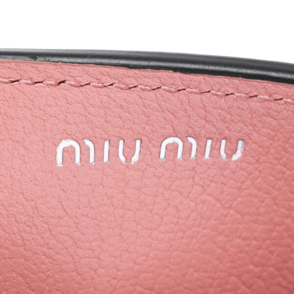 ik 00 0449668 010 Miu Miu Chain Wallet Calf Leather Pink