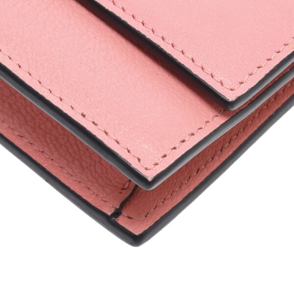 ik 00 0449668 06 Miu Miu Chain Wallet Calf Leather Pink