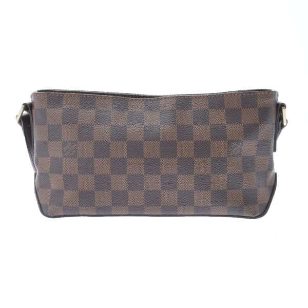 ik 00 0449689 00 Louis Vuitton Damier Trotter Shoulder Bag Ebene