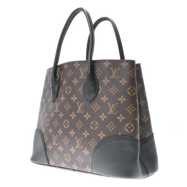 ik 00 0450855 01 Louis Vuitton Monogram Flandrine Handbag Brown Black