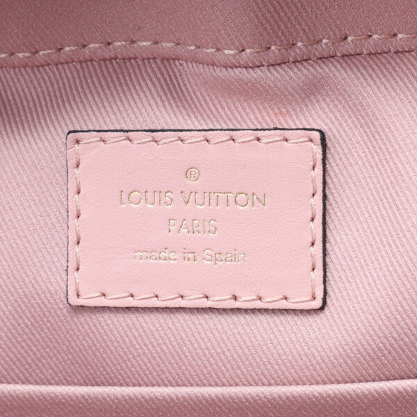 ik 00 0450870 15 Louis Vuitton Saintonge Fringe Shoulder Bag Rose Valerine