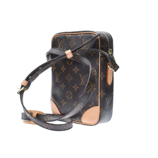 ik 00 0450895 2 Louis Vuitton Monogram Danube Shoulder Bag Brown