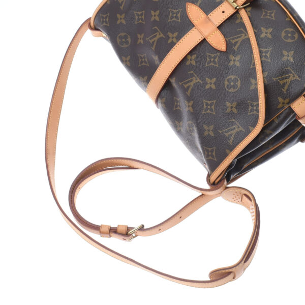 ik 00 0450905 3 Louis Vuitton Monogram Saumur 30 Shoulder Bag Maron