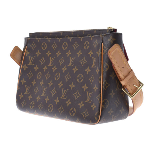 ik 00 0450953 2 Louis Vuitton Monogram Viva Cite GM Shoulder Bag Brown