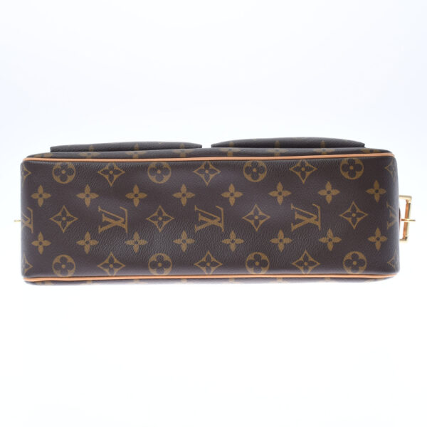 ik 00 0450953 6 Louis Vuitton Monogram Viva Cite GM Shoulder Bag Brown