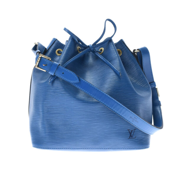 ik 00 0451023 1 Louis Vuitton Epi Petit Noe Shoulder Bag Toledo Blue