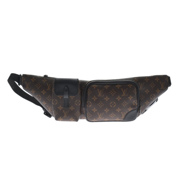 ik 00 0451091 1 Louis Vuitton Monogram Macassar Christopher Bum Bag Brown