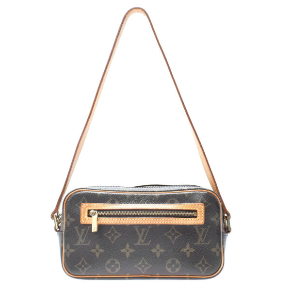 ik 00 0451175 00 Louis Vuitton Monogram Pochette Cite Shoulder Bag Brown