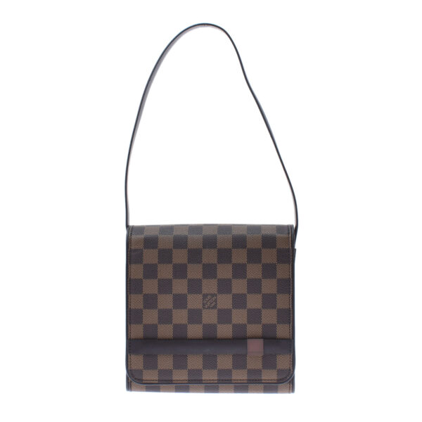 ik 00 0451248 1 Louis Vuitton Damier Tribeca Mini Shoulder Bag Brown