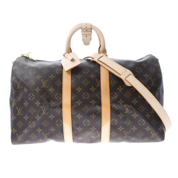 ik 00 0453127 00 Louis Vuitton Monogram Keepall Bandouliere 45 2WAY Bag