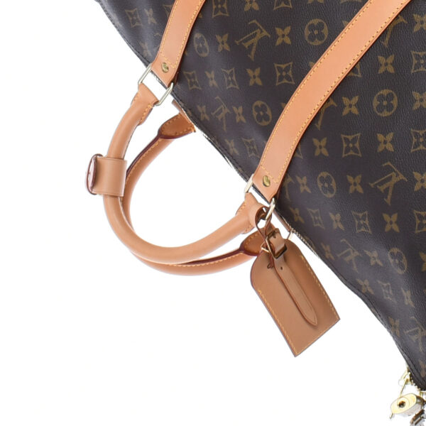 ik 00 0453240 3 Louis Vuitton Monogram Keepall 55 Bag Brown