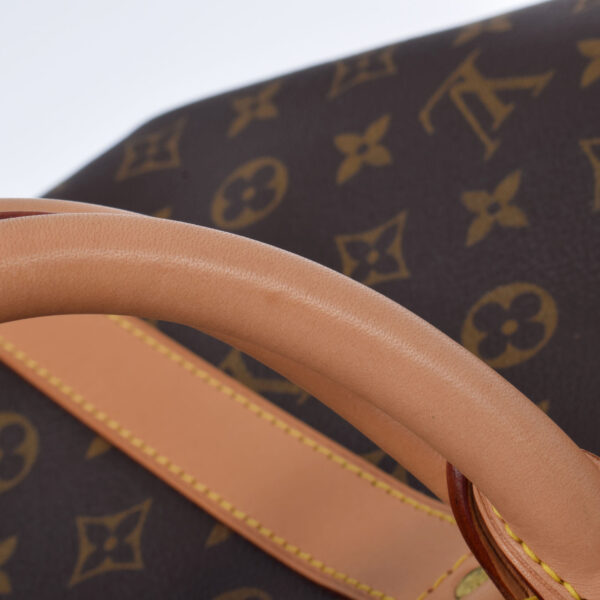 ik 00 0453240 5 Louis Vuitton Monogram Keepall 55 Bag Brown