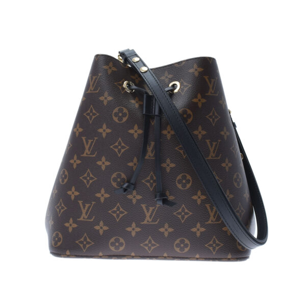 ik 00 0453428 1 Louis Vuitton Monogram Neo Noe Shoulder Bag Noir