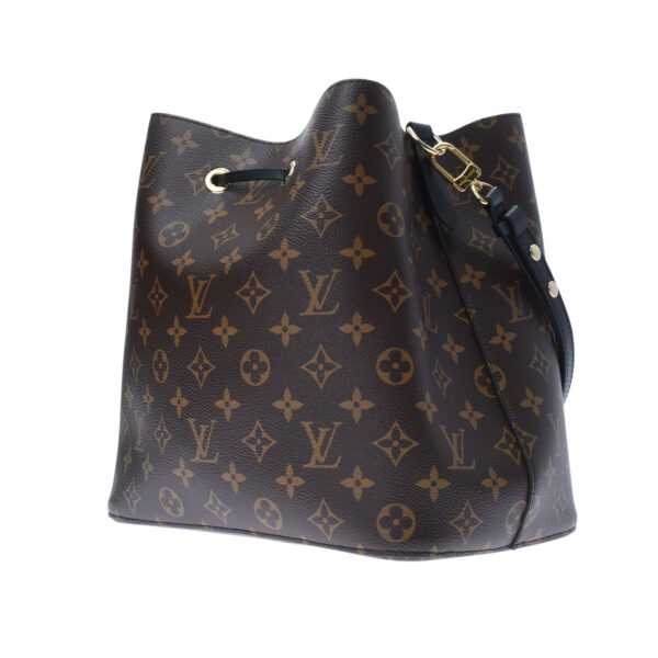 ik 00 0453428 2 Louis Vuitton Monogram Neo Noe Shoulder Bag Noir