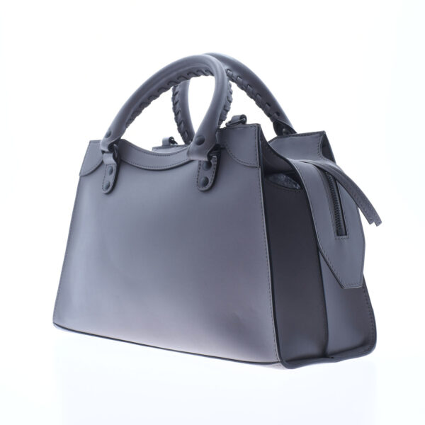 ik 00 0454115 2 Balenciaga Neo Classic City Handbag Leather Gray