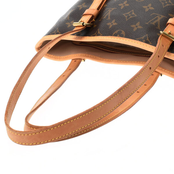 ik 00 0454323 3 Louis Vuitton Monogram Bucket GM Tote Bag Brown