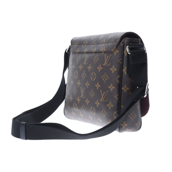 ik 00 0455140 2 Louis Vuitton Monogram Macassar District PM Shoulder Bag Brown