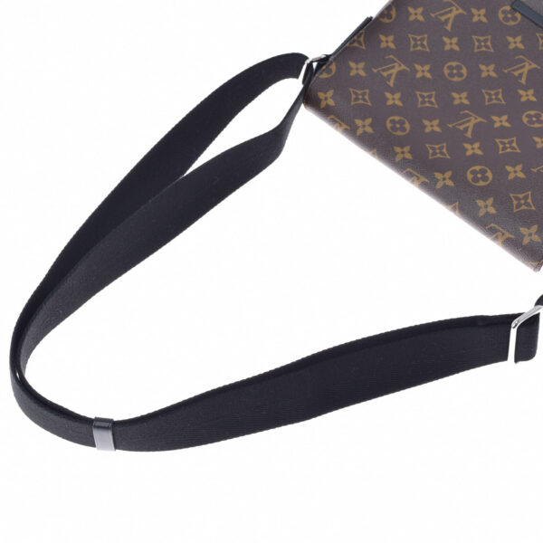 ik 00 0455140 3 Louis Vuitton Monogram Macassar District PM Shoulder Bag Brown