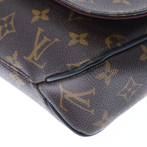 ik 00 0455140 7 Louis Vuitton Monogram Macassar District PM Shoulder Bag Brown