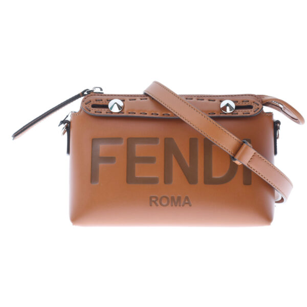 ik 00 0455144 1 Fendi Visaway Mini Handbag Calf Leather Brown